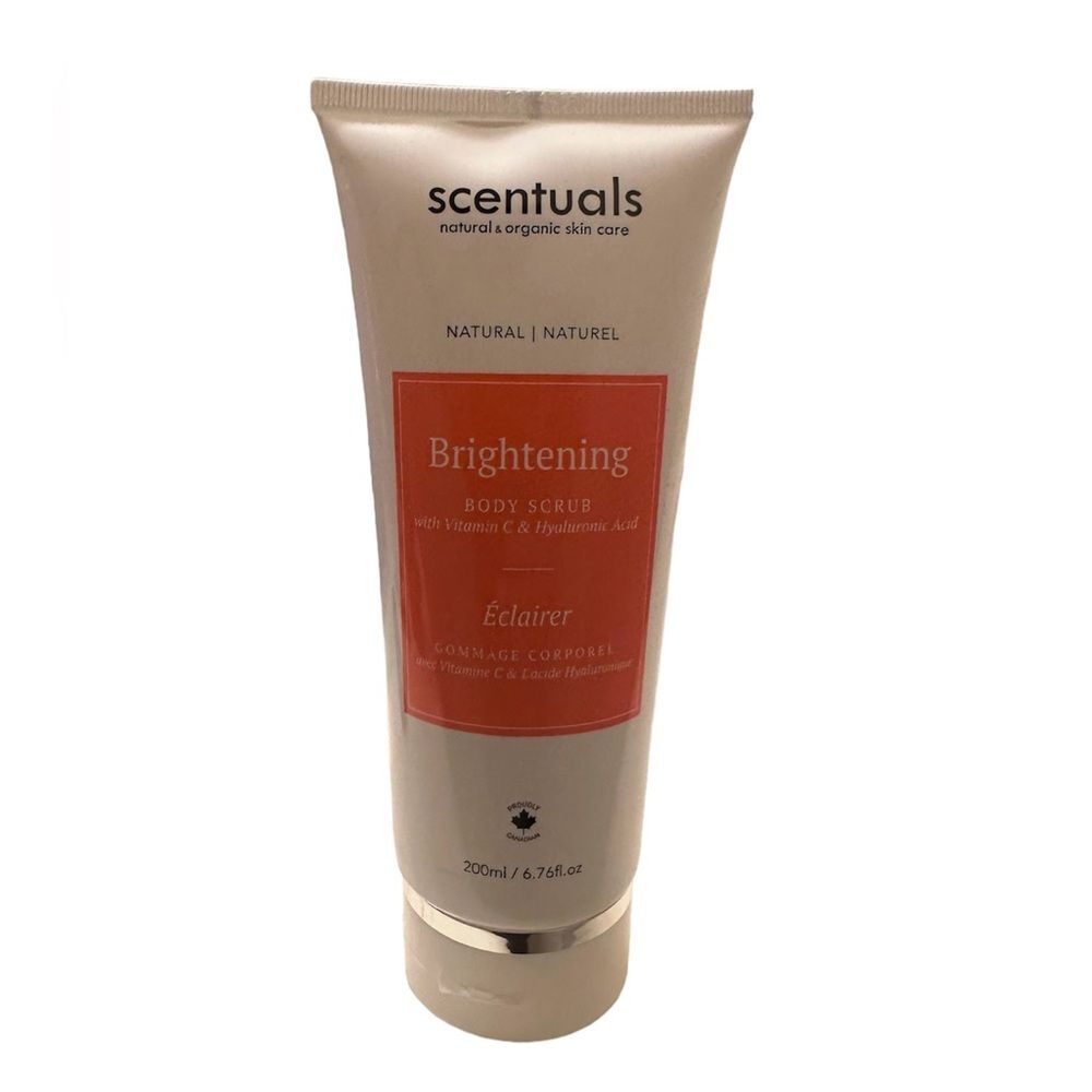 Scentuals Organic Brightening Body Serum Vitamin C Hyaluronic Acid New